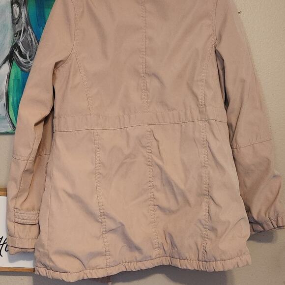 Coat #Mo medium calm pink jacket fake fur lining very warm bomber jacket style - Picture 2 of 11